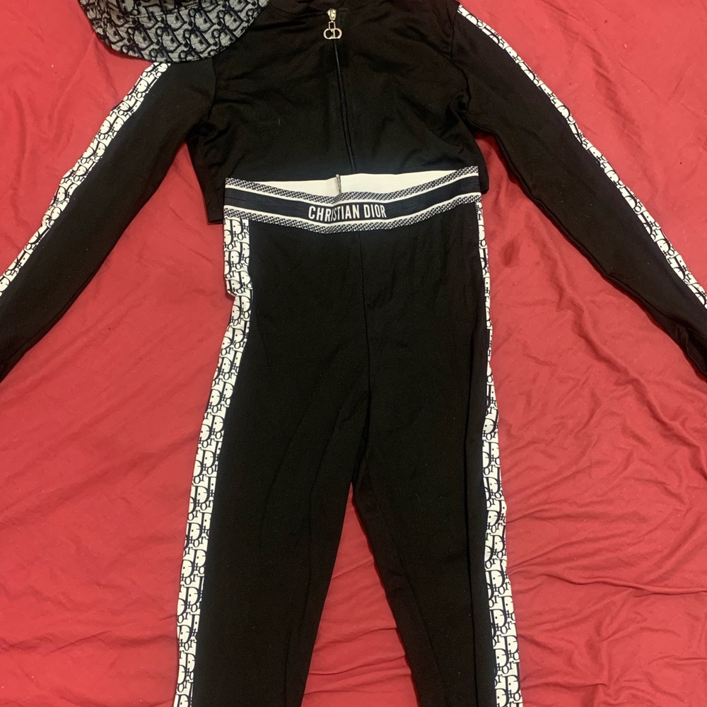Dior Black and White Jumpsuit